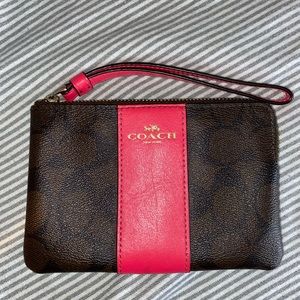 Coach mini wallet/ wristlet